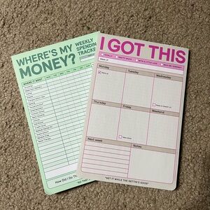 Knock Knock Weekly Note Pads